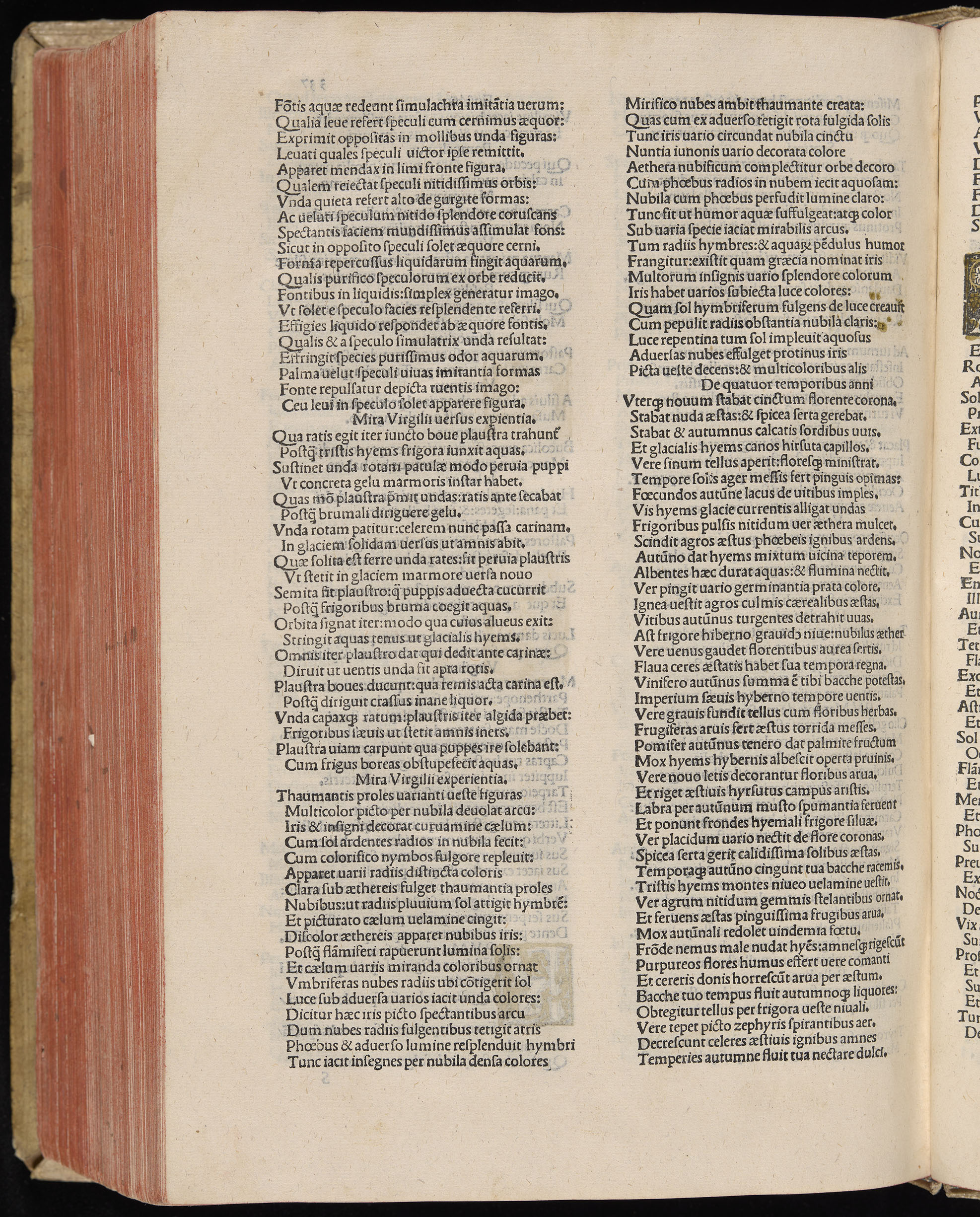 Vergilius cum c?mentariis quinque videlicet: Seruii, Landini, Ant. Mancinelli, Donati, Domitii. (M. Vegius' Book XIII addition to the Aen. Also Priapeia and Catalecta.) / Colophon: Impressu Venetiis per Bartolome? de Zanis de Portesio. . . . M.cccc.xciii. Stamped vellum with clasps. Very rare. Fol. - Image 694