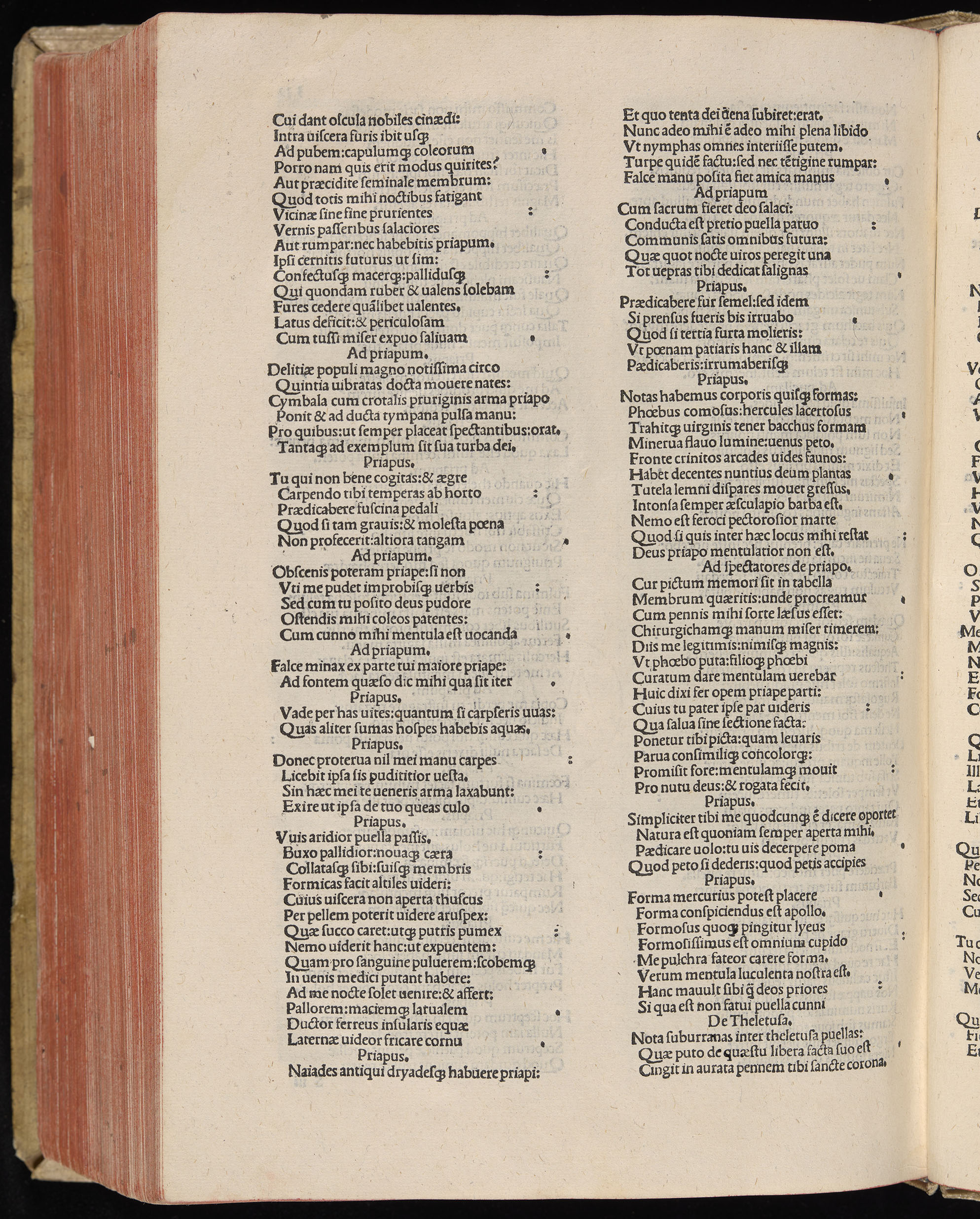 Vergilius cum c?mentariis quinque videlicet: Seruii, Landini, Ant. Mancinelli, Donati, Domitii. (M. Vegius' Book XIII addition to the Aen. Also Priapeia and Catalecta.) / Colophon: Impressu Venetiis per Bartolome? de Zanis de Portesio. . . . M.cccc.xciii. Stamped vellum with clasps. Very rare. Fol. - Image 698