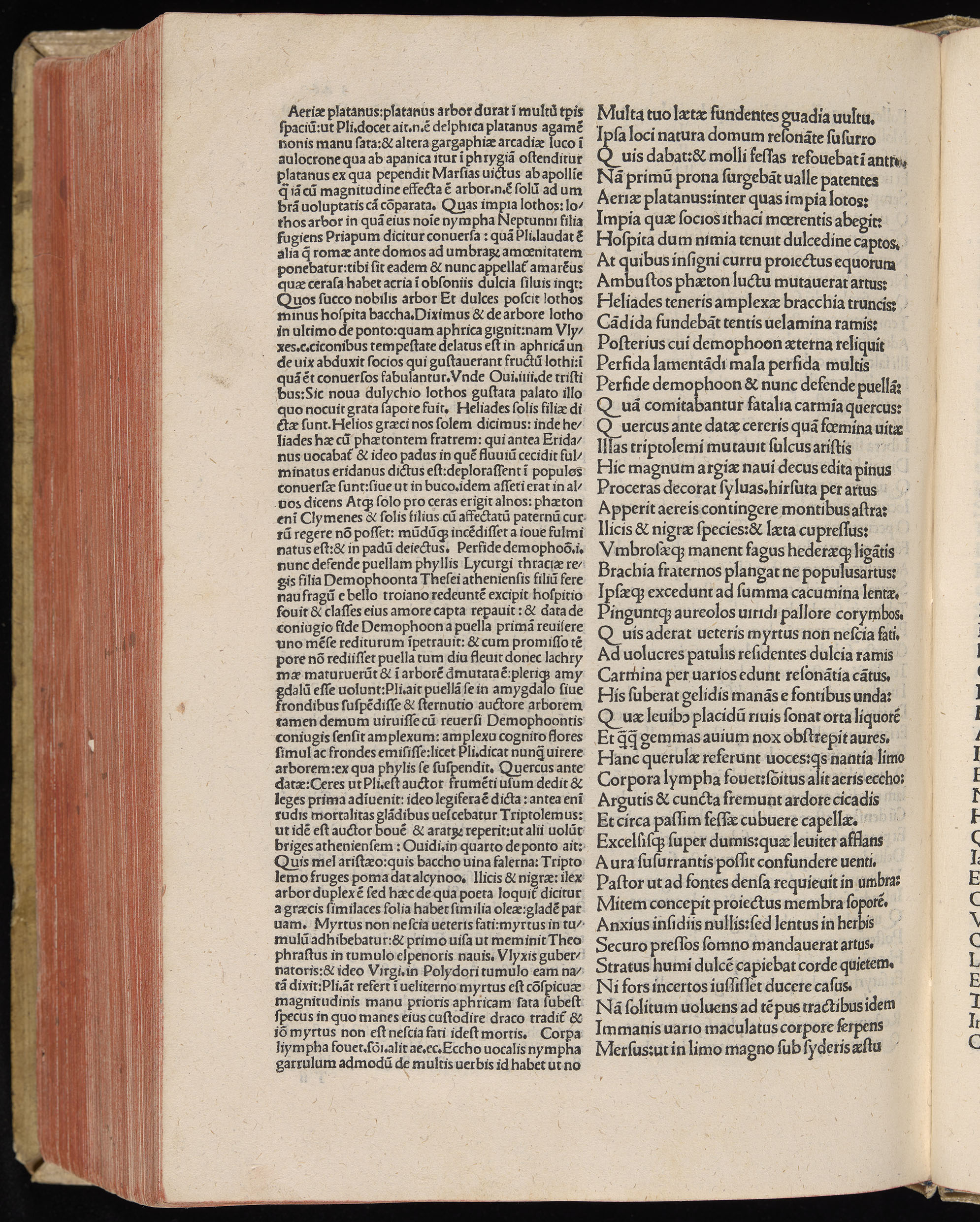 Vergilius cum c?mentariis quinque videlicet: Seruii, Landini, Ant. Mancinelli, Donati, Domitii. (M. Vegius' Book XIII addition to the Aen. Also Priapeia and Catalecta.) / Colophon: Impressu Venetiis per Bartolome? de Zanis de Portesio. . . . M.cccc.xciii. Stamped vellum with clasps. Very rare. Fol. - Image 712