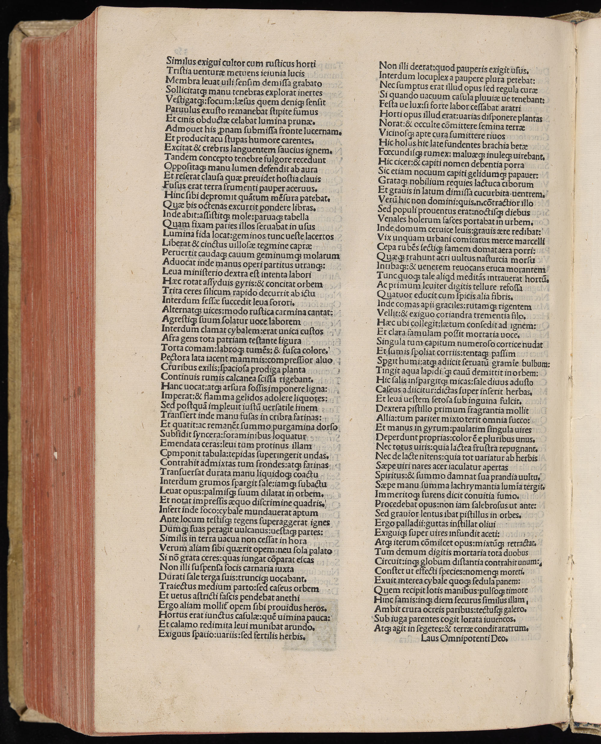 Vergilius cum c?mentariis quinque videlicet: Seruii, Landini, Ant. Mancinelli, Donati, Domitii. (M. Vegius' Book XIII addition to the Aen. Also Priapeia and Catalecta.) / Colophon: Impressu Venetiis per Bartolome? de Zanis de Portesio. . . . M.cccc.xciii. Stamped vellum with clasps. Very rare. Fol. - Image 738