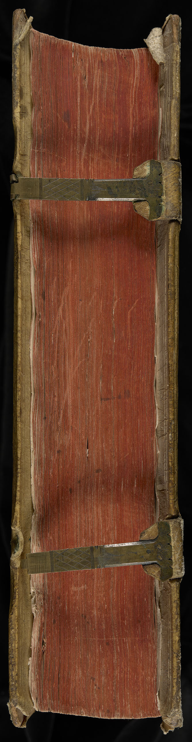 Vergilius cum c?mentariis quinque videlicet: Seruii, Landini, Ant. Mancinelli, Donati, Domitii. (M. Vegius' Book XIII addition to the Aen. Also Priapeia and Catalecta.) / Colophon: Impressu Venetiis per Bartolome? de Zanis de Portesio. . . . M.cccc.xciii. Stamped vellum with clasps. Very rare. Fol. - Image 746