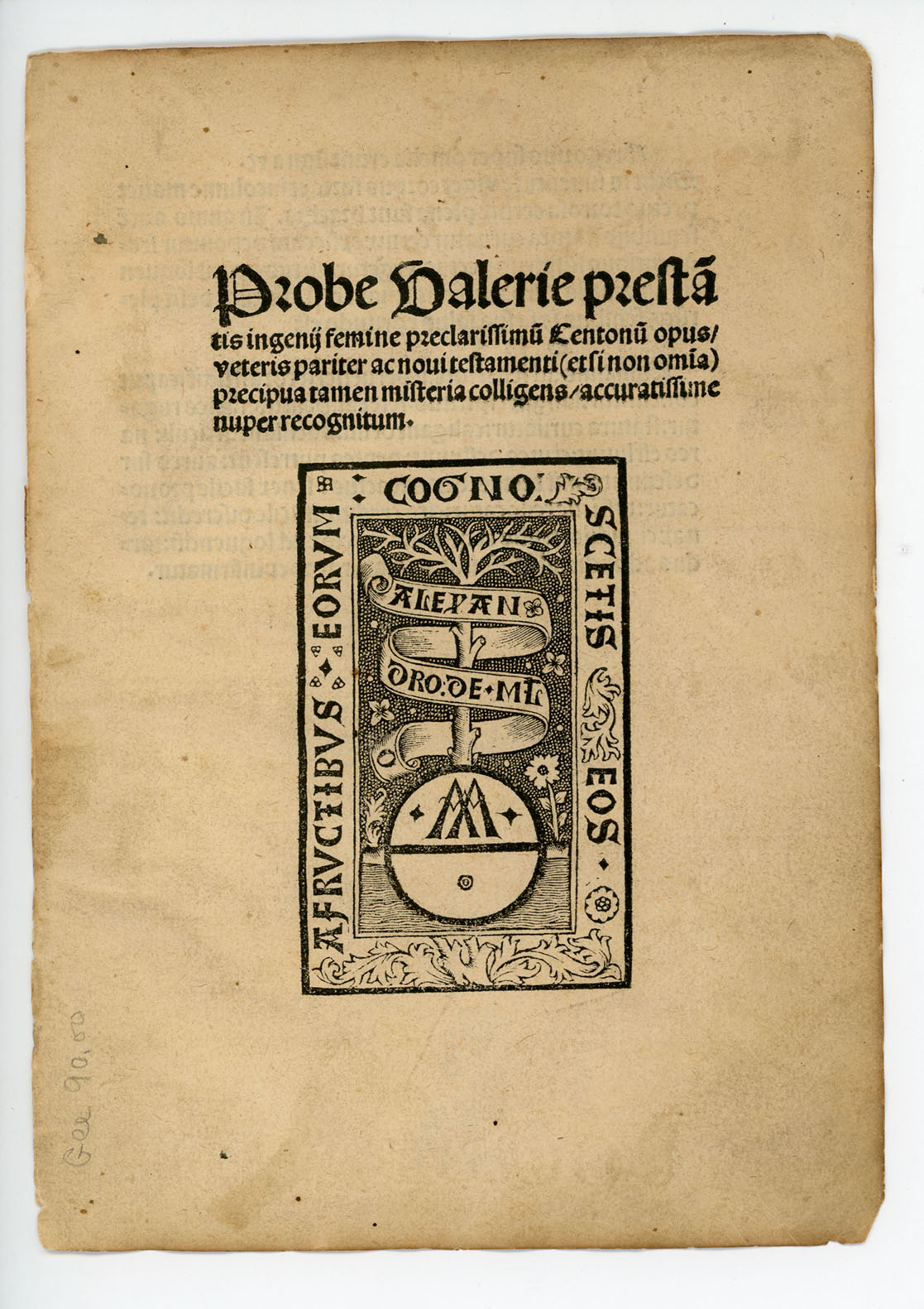 Cover Page Proba Cento 1499 low_res