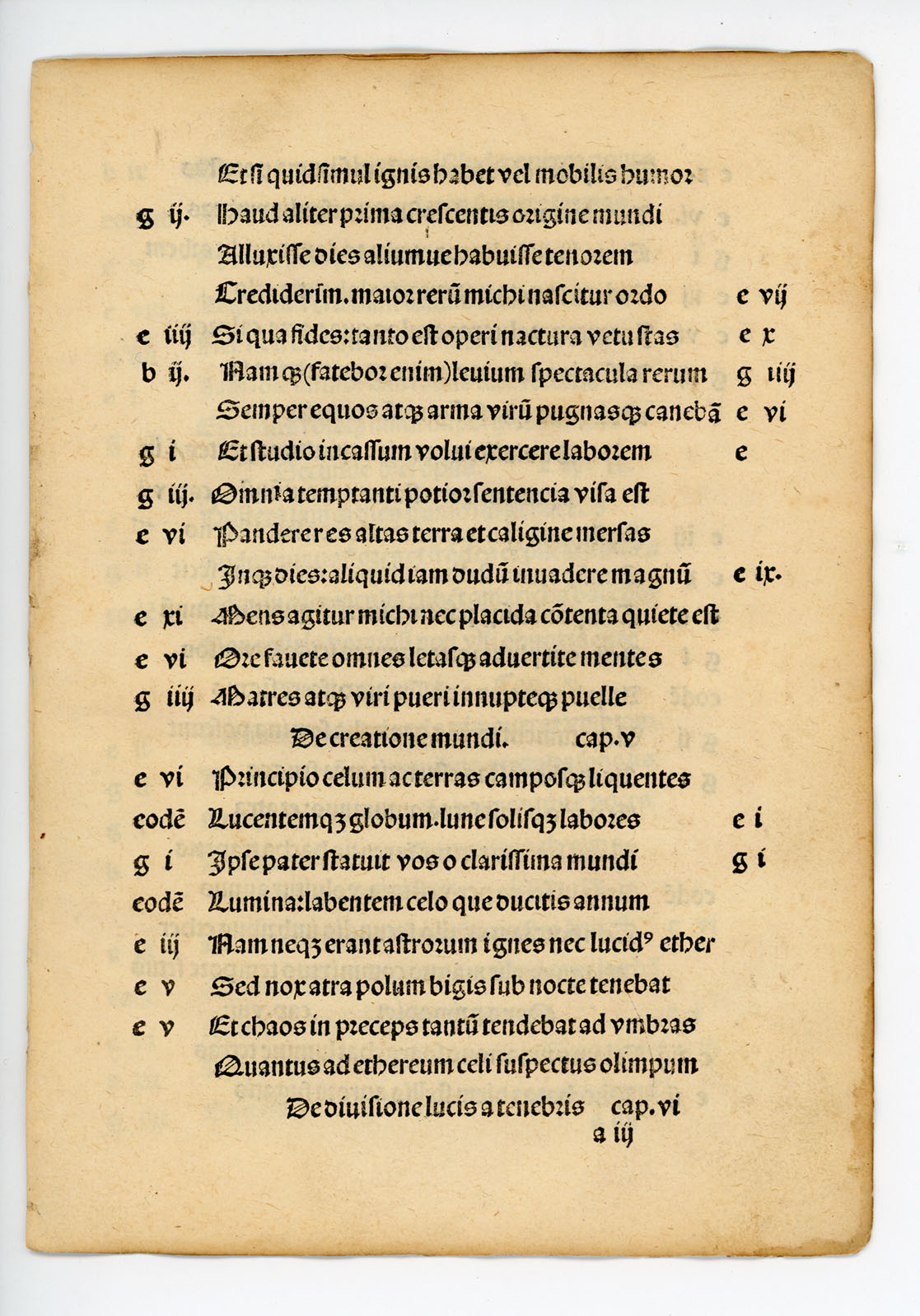 (Cento.) Probe Valerie prest?tis ingenij femine preclarissim? Centon? opus/veteris pariter ac noui testamenti (et si non om?a) precipua tamen misteria colligens/accuratissime nuper recognitum. / Colophon: Imprime (à Paris) pour Alexandre Alyate demourant au mont saincte Geneuiefue . . . M.cccc.lxxxxix. 4to. This issue extremely rare. Only other copy reported in U. S. A. said to be in Huntington Coll. - Image 6