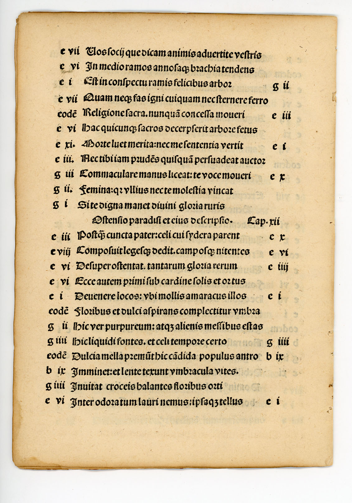 (Cento.) Probe Valerie prest?tis ingenij femine preclarissim? Centon? opus/veteris pariter ac noui testamenti (et si non om?a) precipua tamen misteria colligens/accuratissime nuper recognitum. / Colophon: Imprime (à Paris) pour Alexandre Alyate demourant au mont saincte Geneuiefue . . . M.cccc.lxxxxix. 4to. This issue extremely rare. Only other copy reported in U. S. A. said to be in Huntington Coll. - Image 11