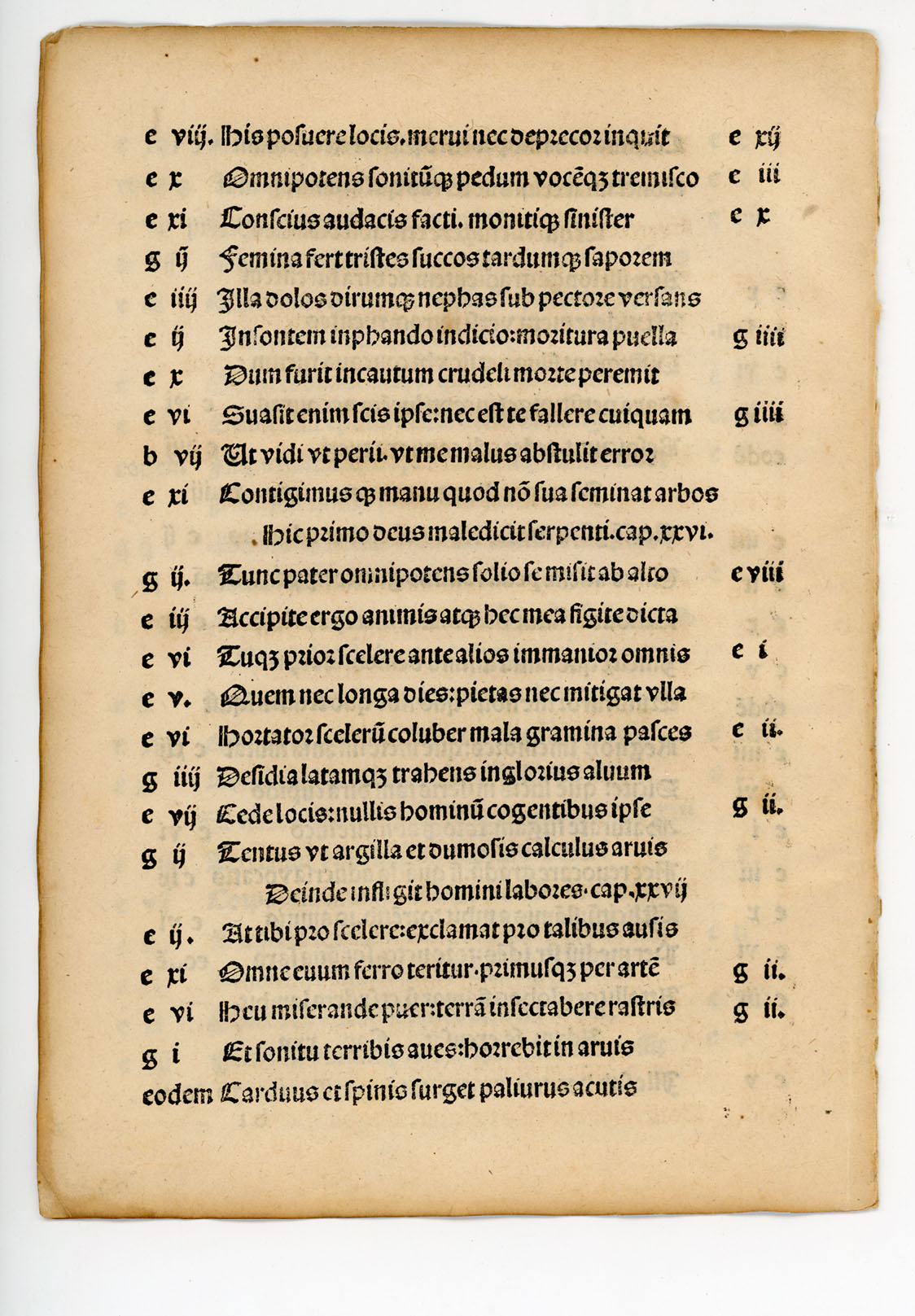 (Cento.) Probe Valerie prest?tis ingenij femine preclarissim? Centon? opus/veteris pariter ac noui testamenti (et si non om?a) precipua tamen misteria colligens/accuratissime nuper recognitum. / Colophon: Imprime (à Paris) pour Alexandre Alyate demourant au mont saincte Geneuiefue . . . M.cccc.lxxxxix. 4to. This issue extremely rare. Only other copy reported in U. S. A. said to be in Huntington Coll. - Image 15
