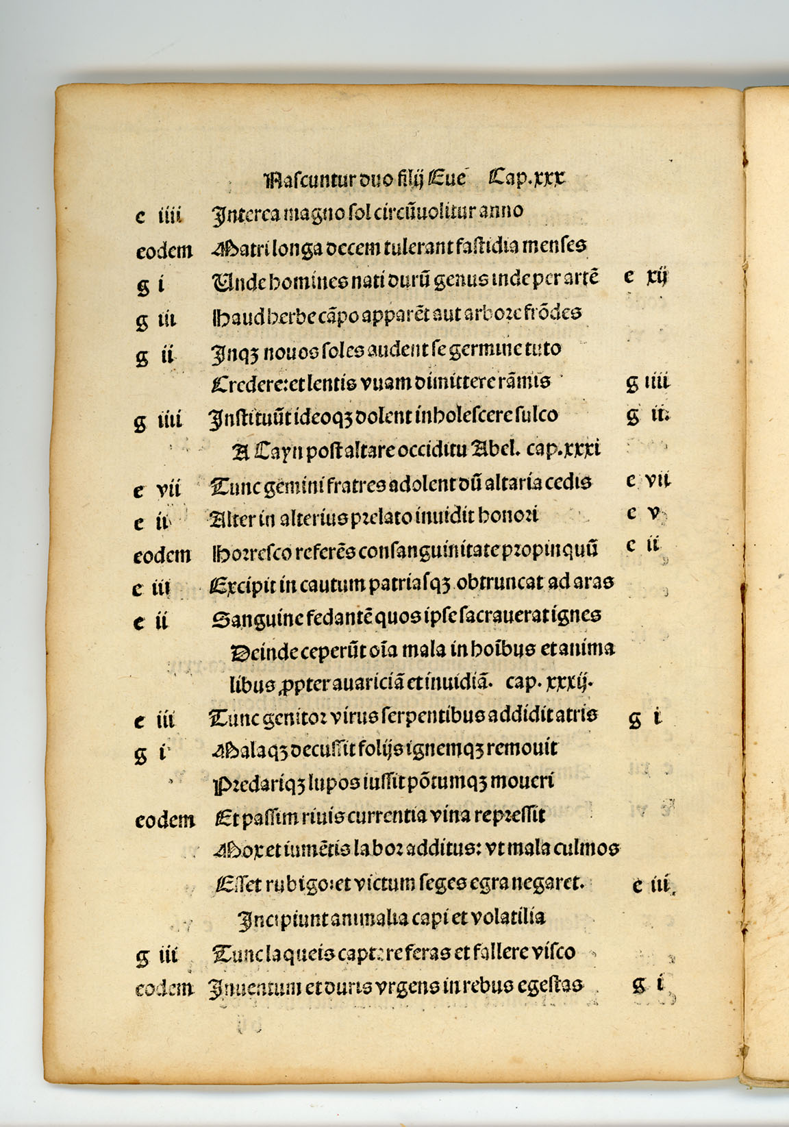 (Cento.) Probe Valerie prest?tis ingenij femine preclarissim? Centon? opus/veteris pariter ac noui testamenti (et si non om?a) precipua tamen misteria colligens/accuratissime nuper recognitum. / Colophon: Imprime (à Paris) pour Alexandre Alyate demourant au mont saincte Geneuiefue . . . M.cccc.lxxxxix. 4to. This issue extremely rare. Only other copy reported in U. S. A. said to be in Huntington Coll. - Image 17