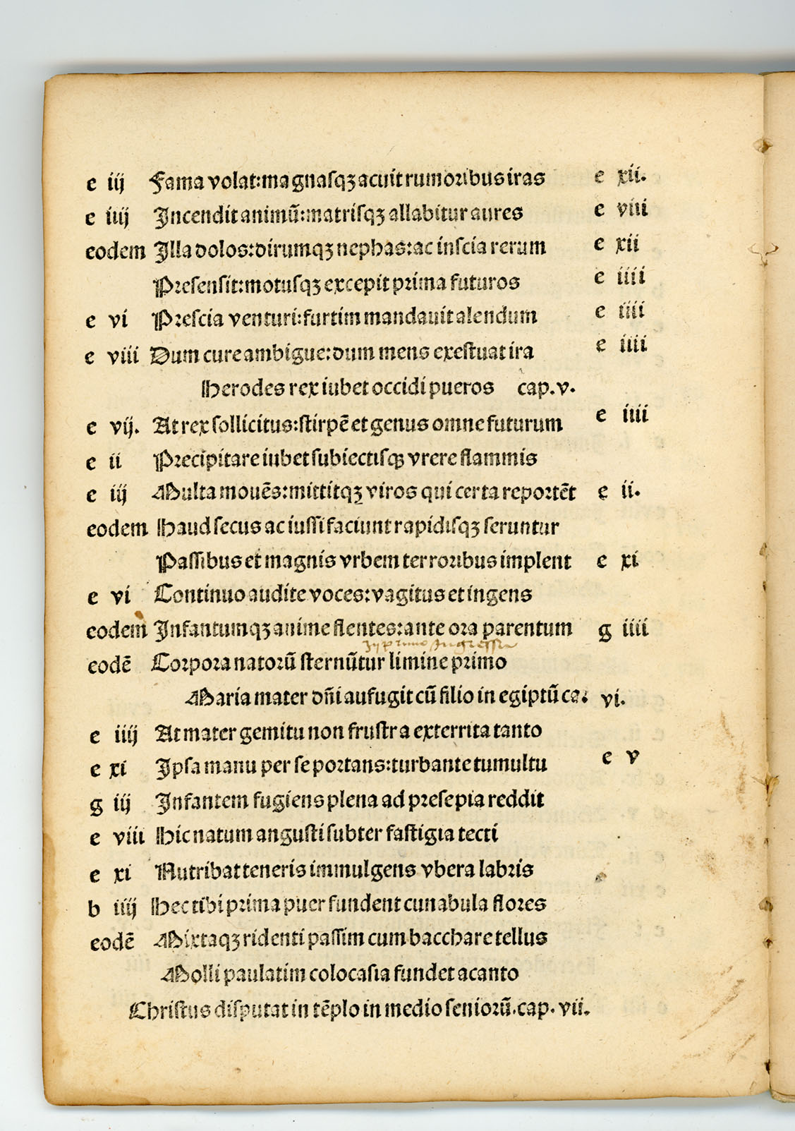 (Cento.) Probe Valerie prest?tis ingenij femine preclarissim? Centon? opus/veteris pariter ac noui testamenti (et si non om?a) precipua tamen misteria colligens/accuratissime nuper recognitum. / Colophon: Imprime (à Paris) pour Alexandre Alyate demourant au mont saincte Geneuiefue . . . M.cccc.lxxxxix. 4to. This issue extremely rare. Only other copy reported in U. S. A. said to be in Huntington Coll. - Image 21