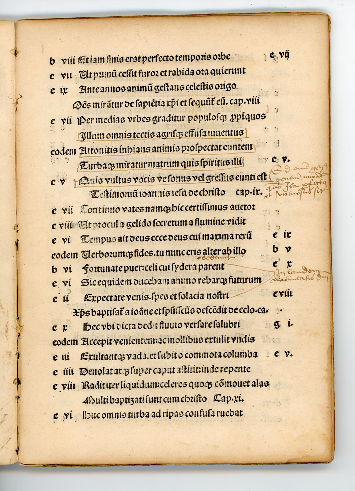(Cento.) Probe Valerie prest?tis ingenij femine preclarissim? Centon? opus/veteris pariter ac noui testamenti (et si non om?a) precipua tamen misteria colligens/accuratissime nuper recognitum. / Colophon: Imprime (à Paris) pour Alexandre Alyate demourant au mont saincte Geneuiefue . . . M.cccc.lxxxxix. 4to. This issue extremely rare. Only other copy reported in U. S. A. said to be in Huntington Coll. - Image 22