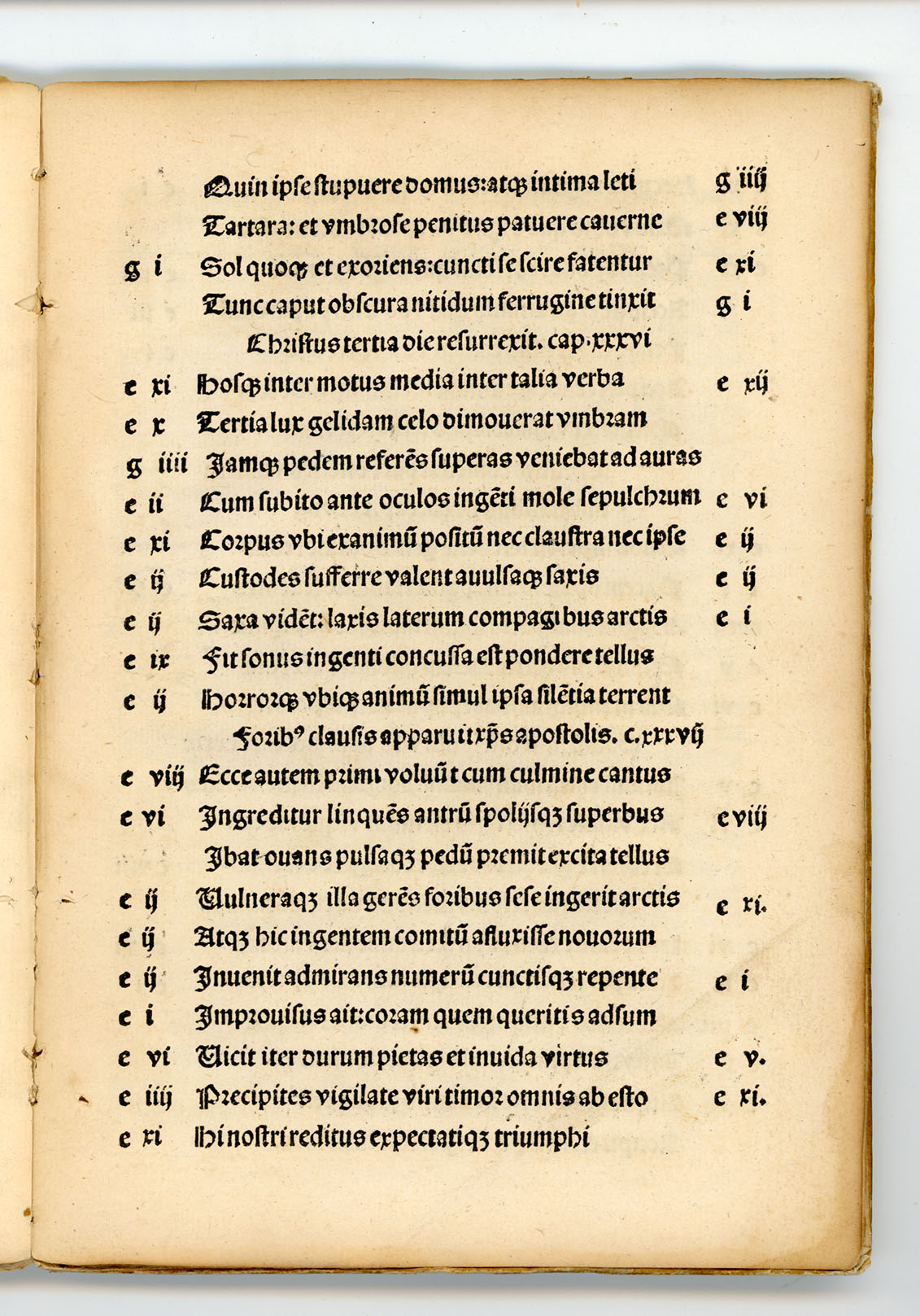 (Cento.) Probe Valerie prest?tis ingenij femine preclarissim? Centon? opus/veteris pariter ac noui testamenti (et si non om?a) precipua tamen misteria colligens/accuratissime nuper recognitum. / Colophon: Imprime (à Paris) pour Alexandre Alyate demourant au mont saincte Geneuiefue . . . M.cccc.lxxxxix. 4to. This issue extremely rare. Only other copy reported in U. S. A. said to be in Huntington Coll. - Image 34